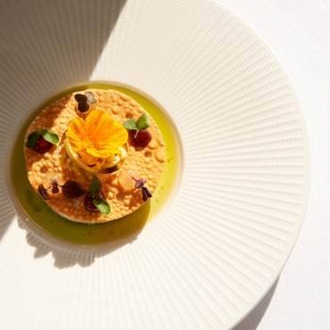 plat gastronomie Châateau de Bel Ombre