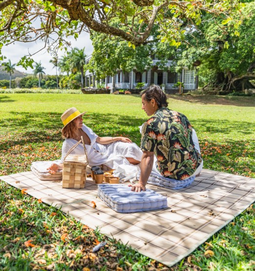 Garden picnic experience in a scenic outdoor setting